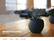 Tablet Screenshot of mynetsharing.com